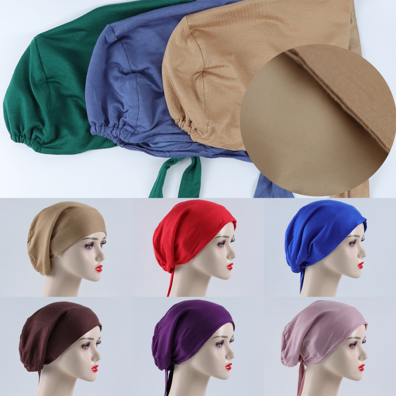 G384 Hudvenlig Elastisk Hijab Undercap
