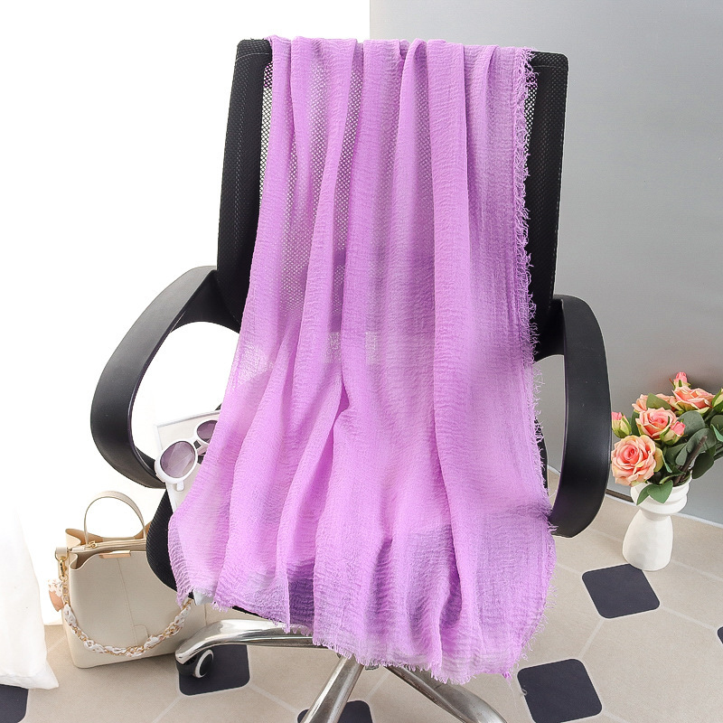 G245 Blød og åndbar Voile Hijab