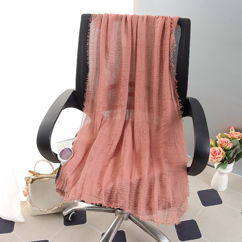 G245 Blød og åndbar Voile Hijab