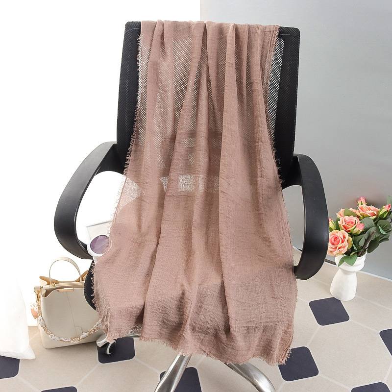 G245 Blød og åndbar Voile Hijab