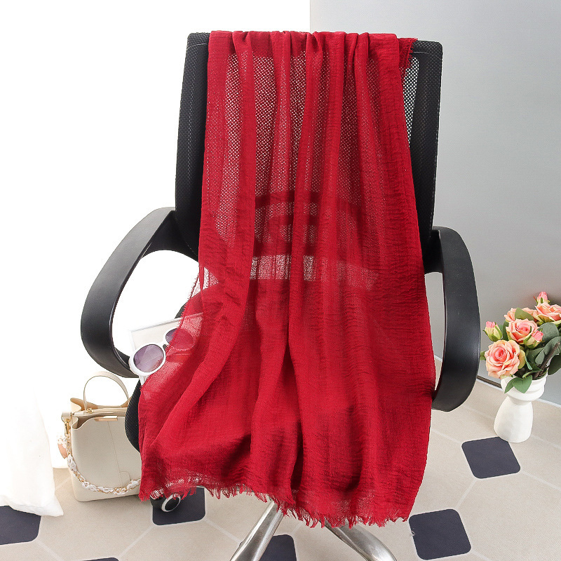 G245 Blød og åndbar Voile Hijab