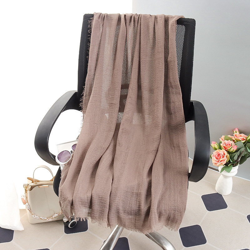 G245 Blød og åndbar Voile Hijab