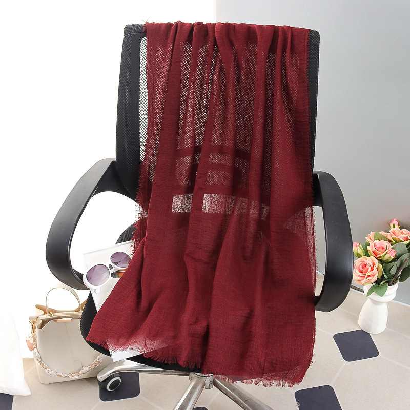 G245 Blød og åndbar Voile Hijab