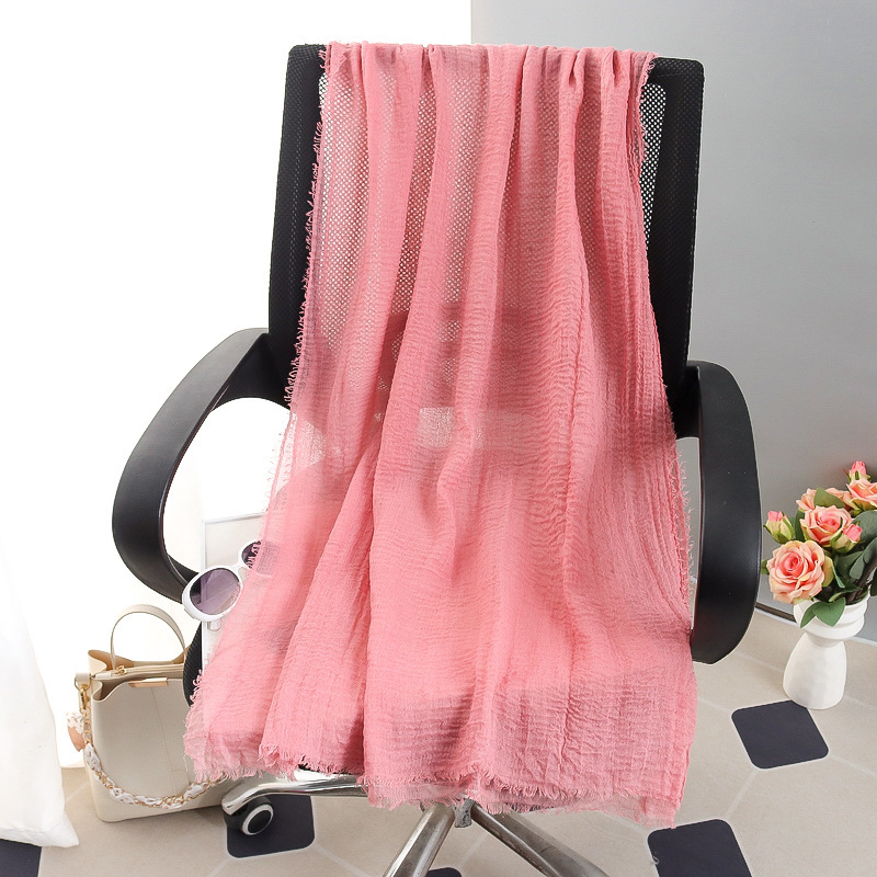 G245 Blød og åndbar Voile Hijab