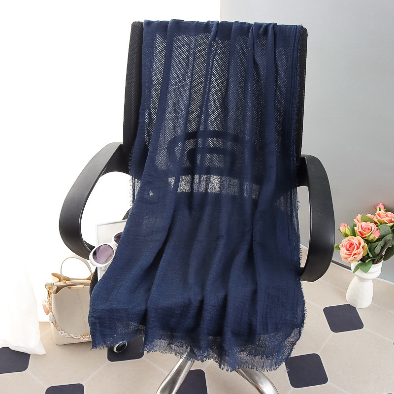 G245 Blød og åndbar Voile Hijab