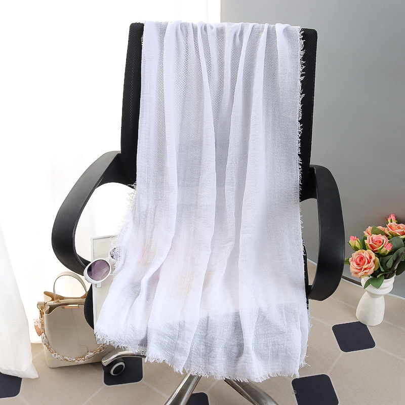 G245 Blød og åndbar Voile Hijab