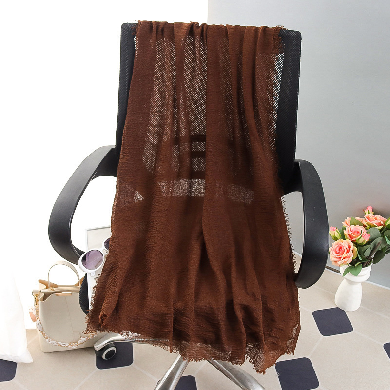 G245 Blød og åndbar Voile Hijab