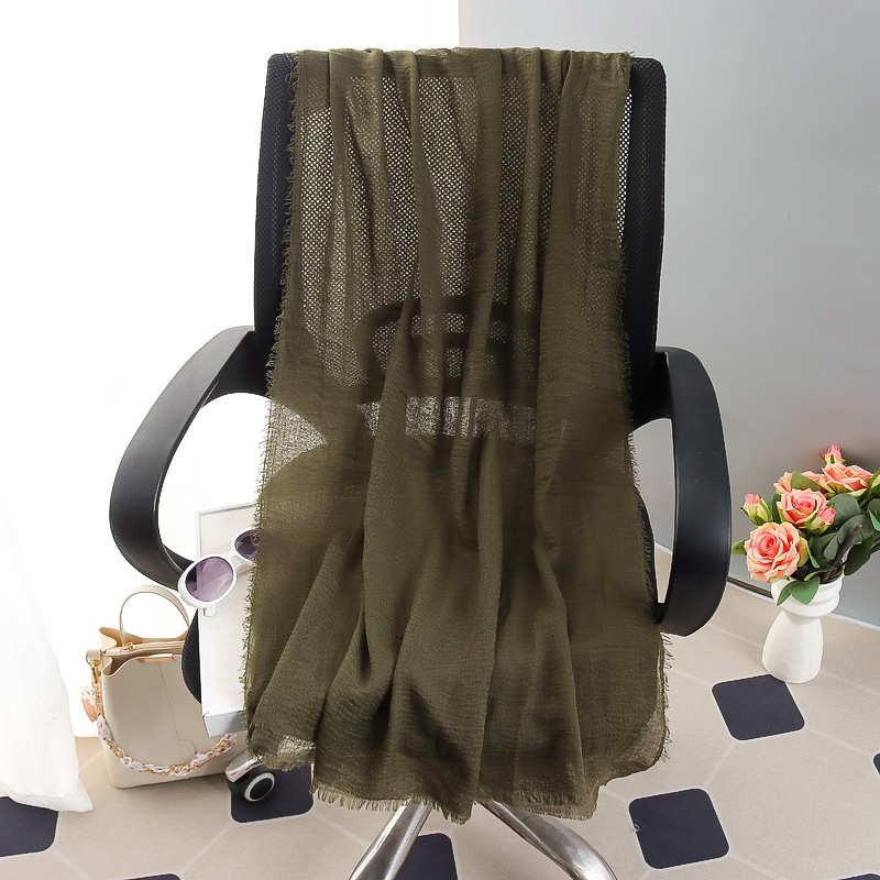 G245 Blød og åndbar Voile Hijab