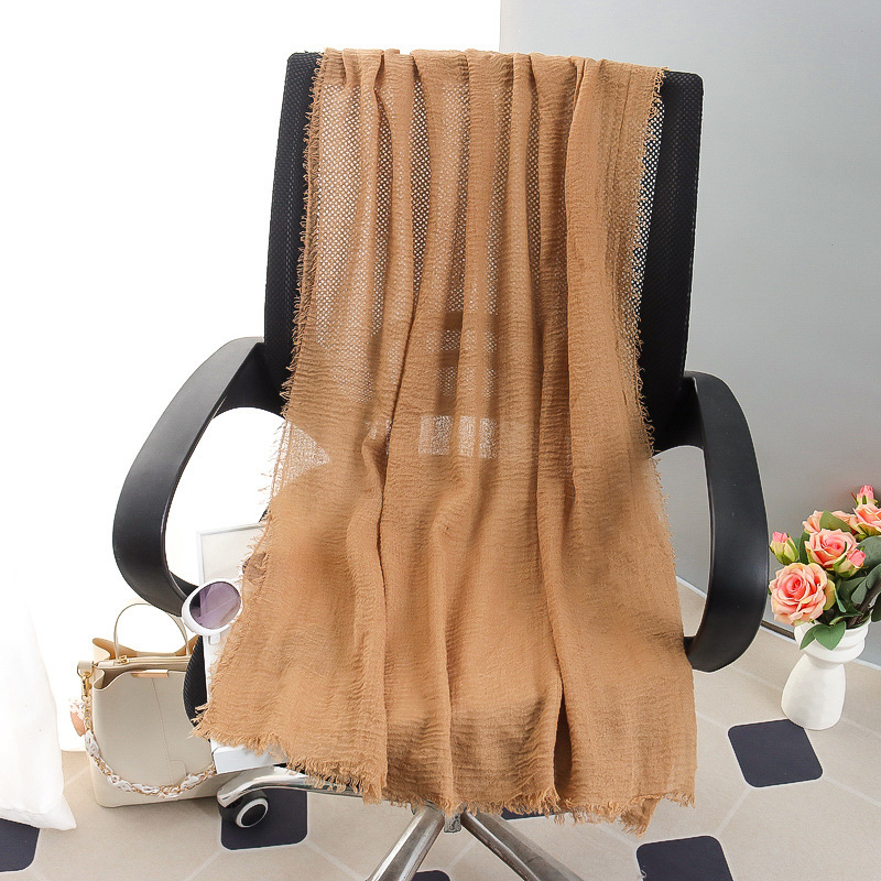 G245 Blød og åndbar Voile Hijab