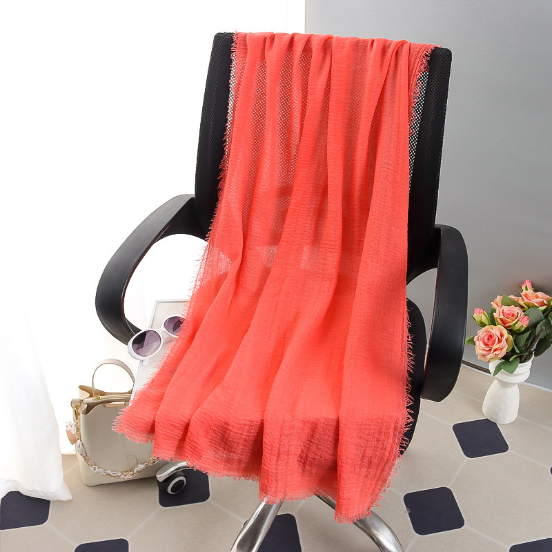 G245 Blød og åndbar Voile Hijab