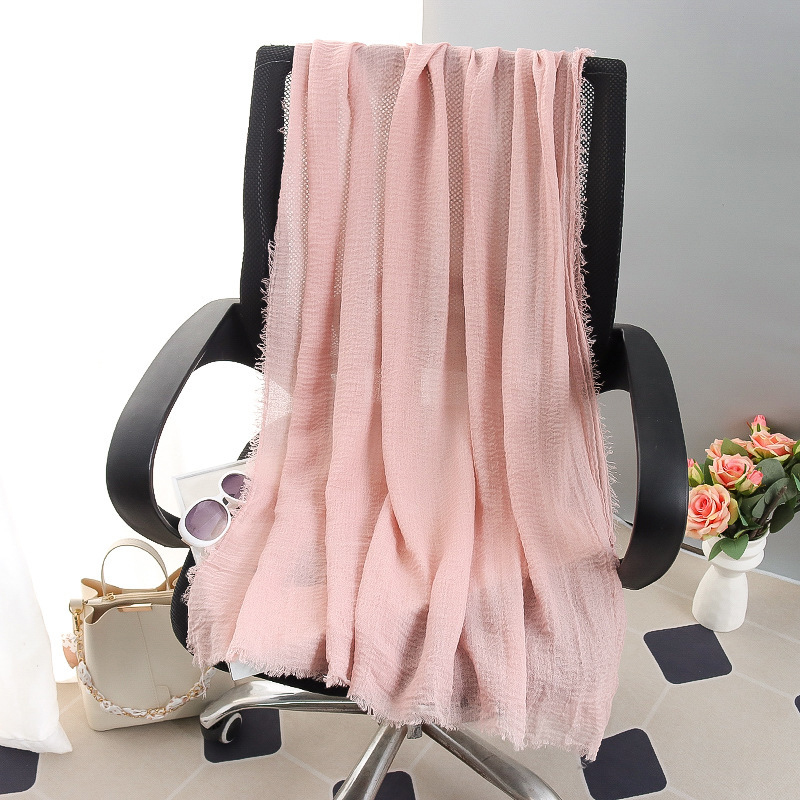 G245 Blød og åndbar Voile Hijab