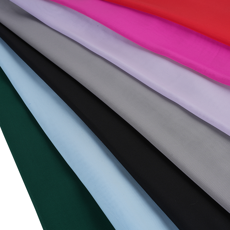 100d/18t flad chiffonfarvning