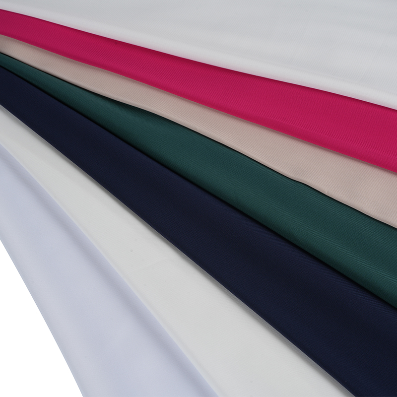 100D Stretch Chiffon farvet