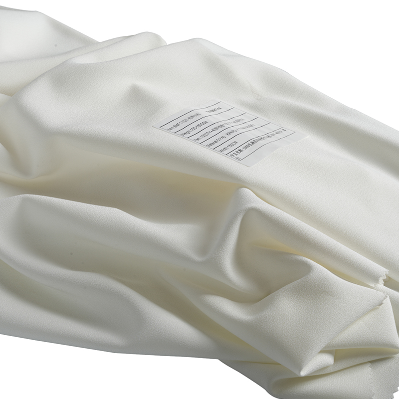 100d rodet linned fire-sidet elastik (kæde og skud snoet)