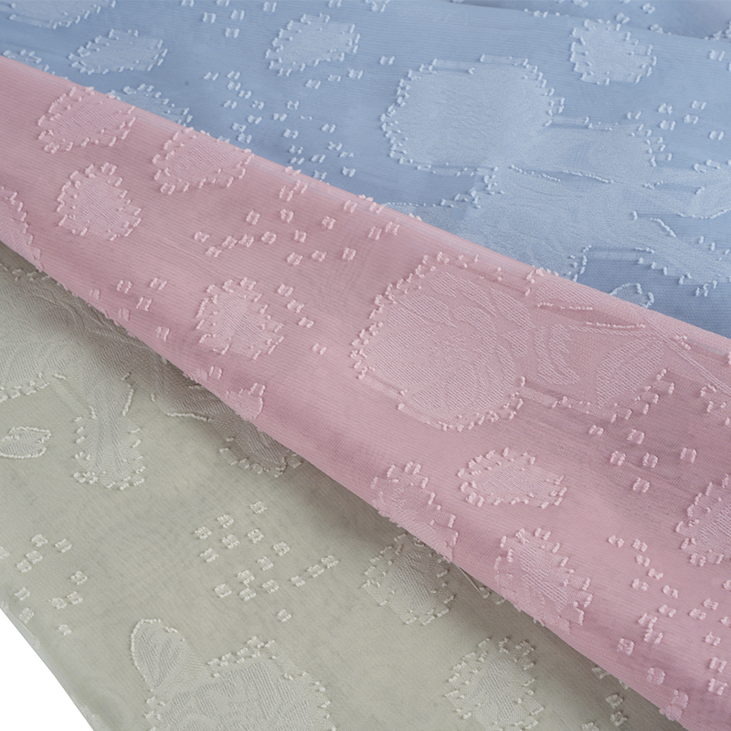 75d lav elastisk silke dobbelt hoved rose cut blomst Uragiri stof