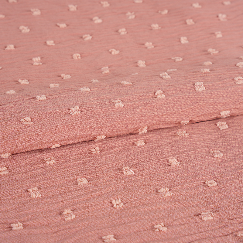 180dcey fire sider elastisk uld punkt cut blomst Uragiri stof