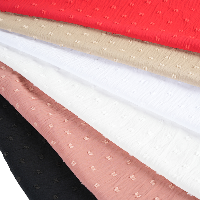 180dcey fire sider elastisk uld punkt cut blomst Uragiri stof