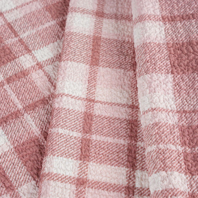 100D/150D Ideal Grid Print Stof