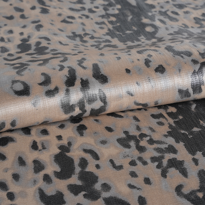 20d*21s fortykket gyldent bomuld lille leopardprint stof