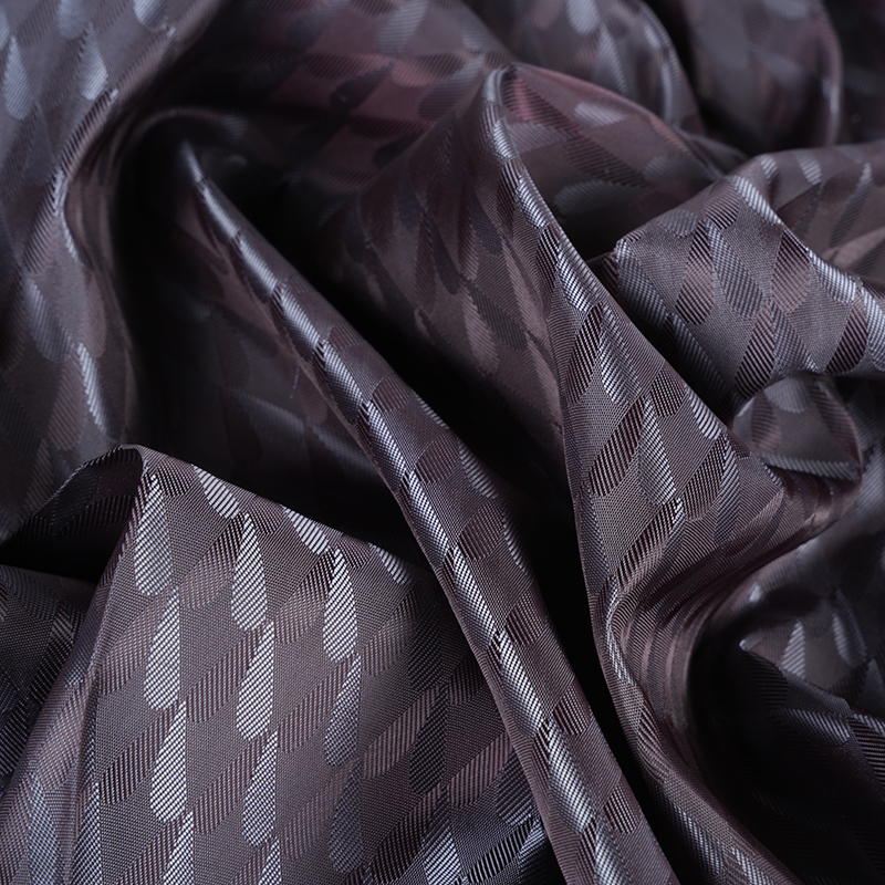 Polyester Kationisk To-farve Symmetrisk Love Jacquard Farvning