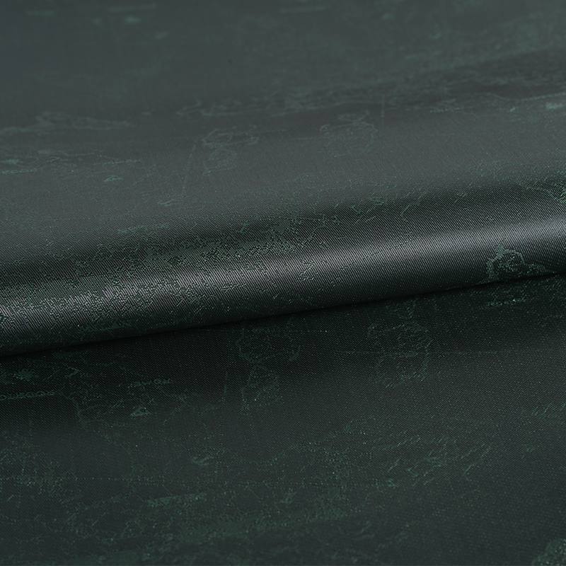 Polyester Kationisk Engelsk Logo Kort Jacquard