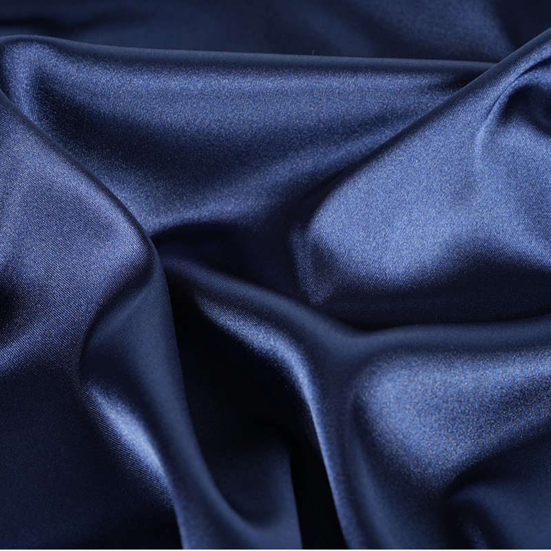 50D*50D farvet blank snoet stræk satinfarvningsstof