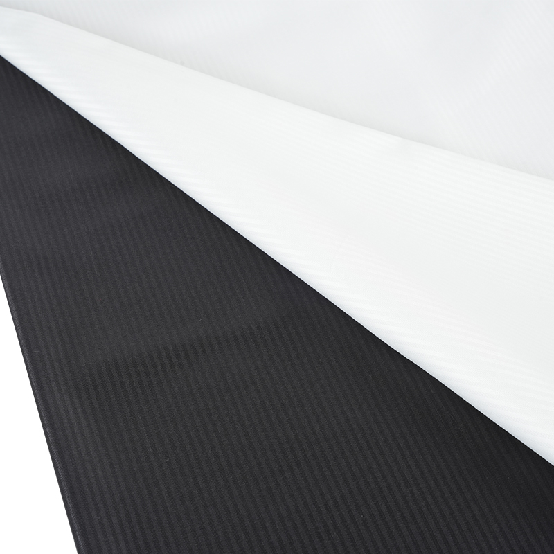 Polyestergarnfarvet Jacquard-stribet lommestof