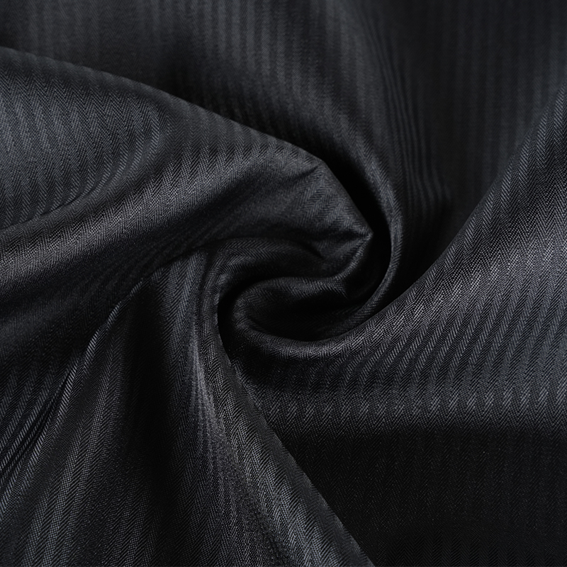 Polyester stribet lommestof