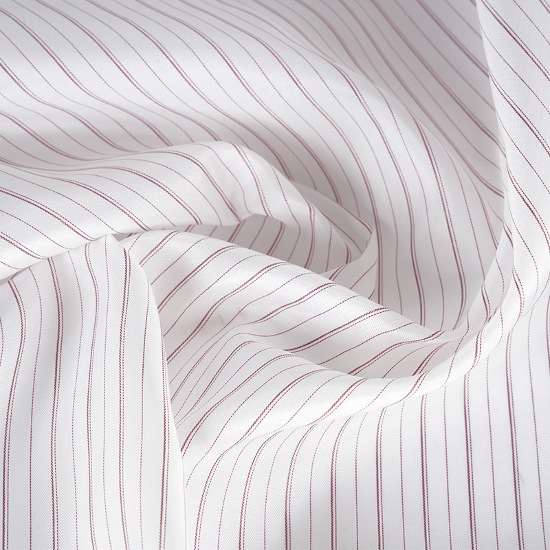 100% polyester stretch stribet ærmeforing stof