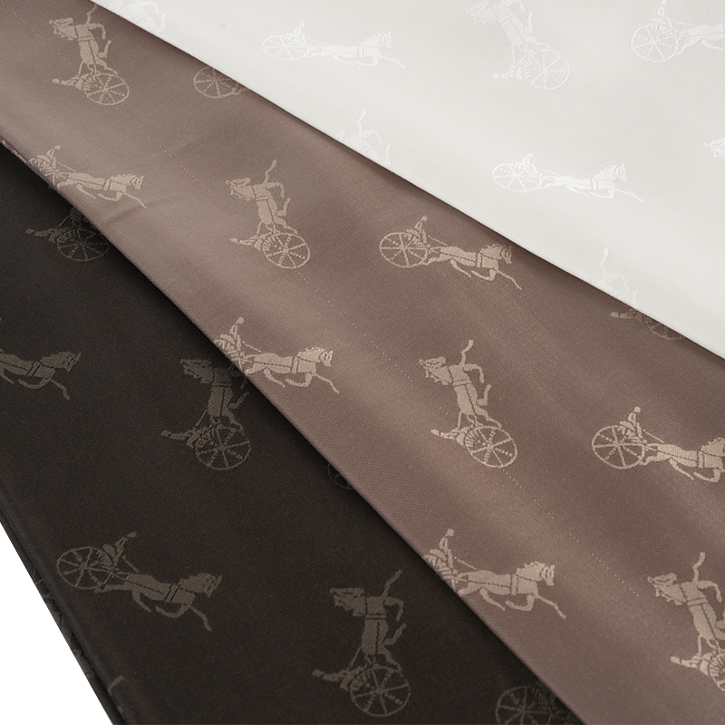 Jacquardstof i polyester/bomuld