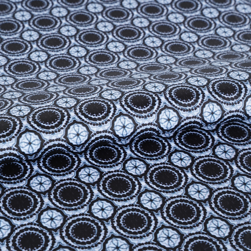 210T polyester taft løkke blonde print stof