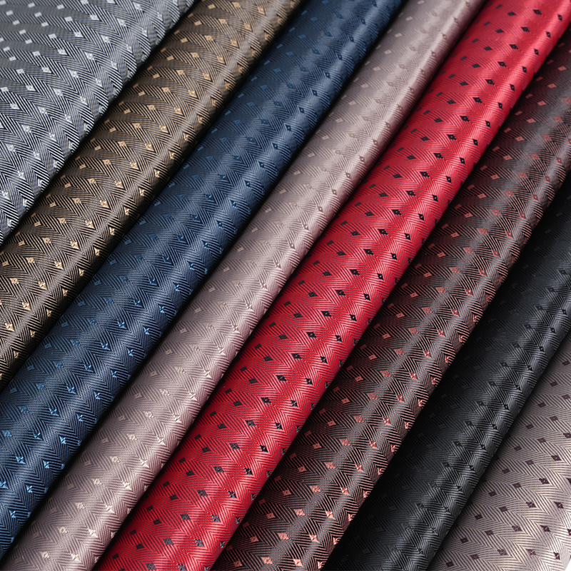 PV-sildebens-twill-bund lille diamantgitterstof