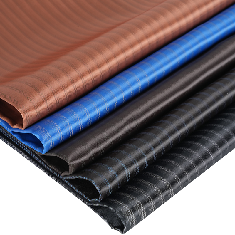 PV satin skjult stribe stof