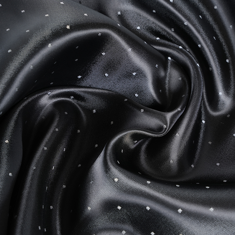 PV Satin Dot Jacquard stof