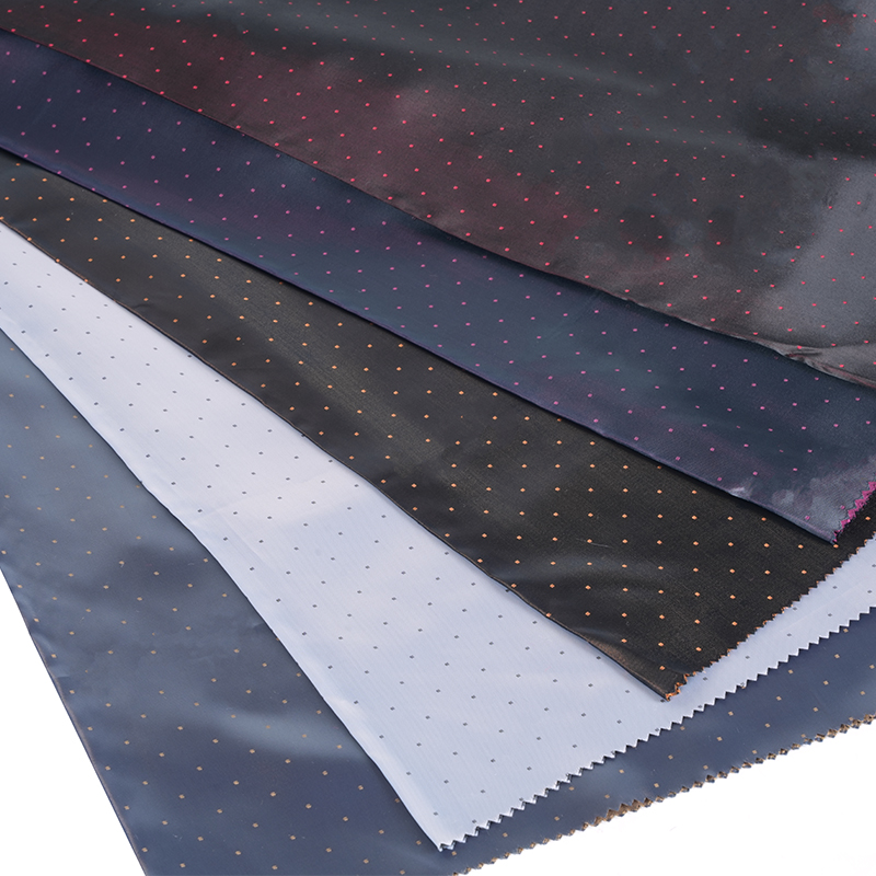 PV Satin Dot Jacquard stof